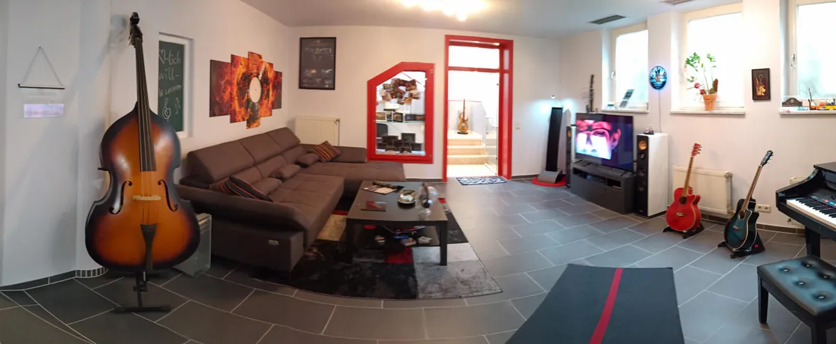 Lounge: Für die Pause zwischen den Aufnahmen.